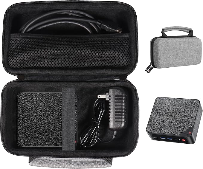 GETGEAR Mini PC Case for Beelink Mini PC compatible with SER, SEI like SER5, SER AMD Ryzen 7 5700U, SEI 4700U, SER5 5560U, SER5 MAX