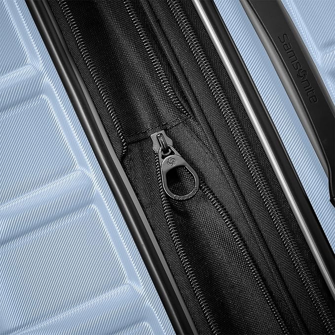 Samsonite Omni 2 Hardside Expandable Luggage with Spinner Wheels, 2PC SET (CO/L), Pale Blue