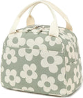 Bluboon Lunch Bag for Women Men Cute Corduroy Lunch Tote Bags Reusable Insulated Lunch Box Large Capacity Reusable Insulated Cooler for Work Picnic or Travel