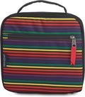 JanSport Lunch Break Insulated Cooler Bag - Leakproof Picnic Tote, Rainbow Stripes