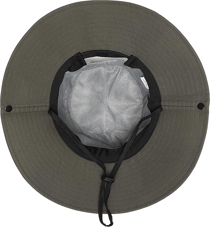 Womens Summer Sun Hat Beach Hat Wide Brim Outdoor UV Protection Hat Foldable Cool Mesh Ponytail Bucket Hat