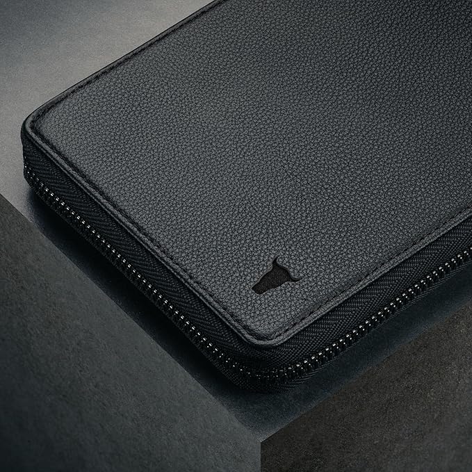 TORRO Travel Wallet – Genuine Leather Travel Organiser with Passport Holder and Detachable Cardholder