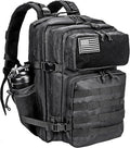 LHI Military Tactical Backpack for Men and Women 45L Army 3 Days Assault Pack Bag Large Rucksack with Molle System